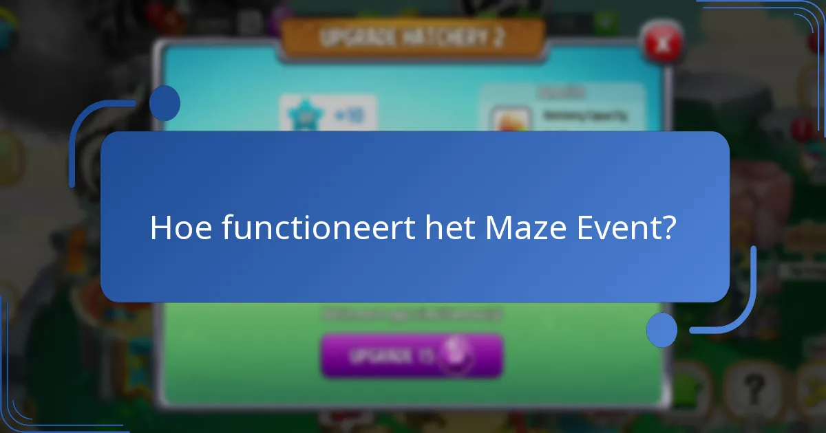 Hoe werkt evenementcurrency in het Maze Event?