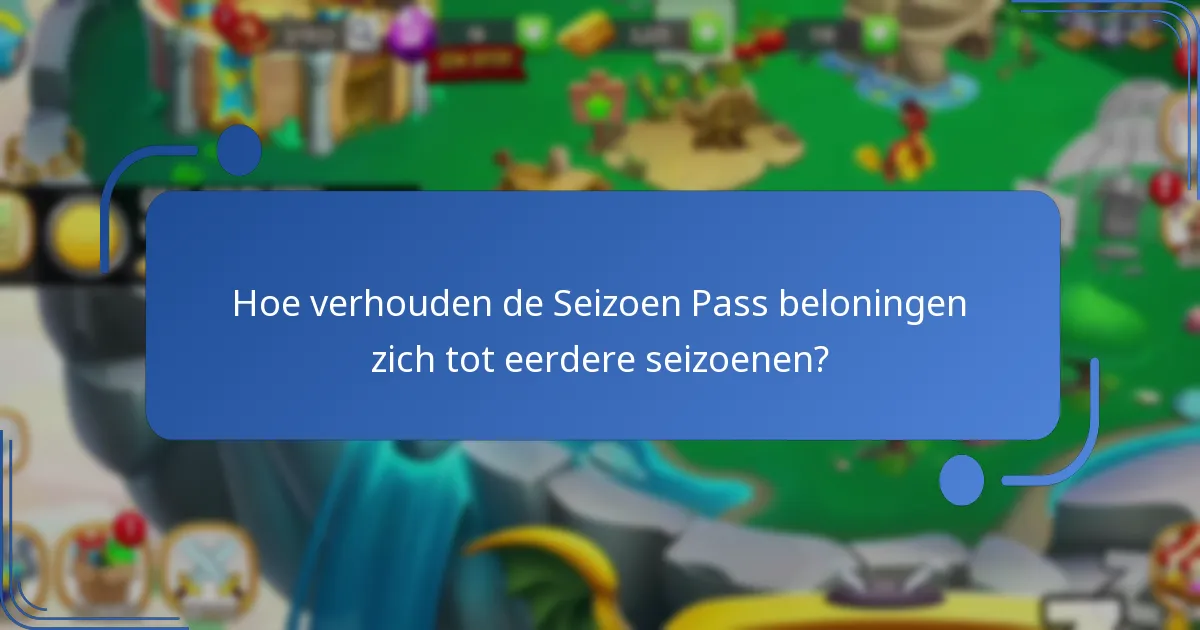 Hoe verhouden de Seizoen Pass beloningen zich tot eerdere seizoenen?