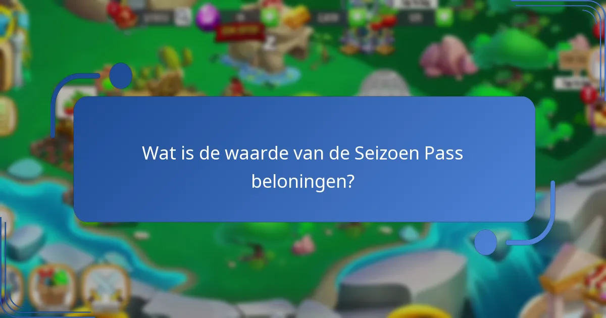 Welke speciale items zijn inbegrepen in de Seizoen Pass?