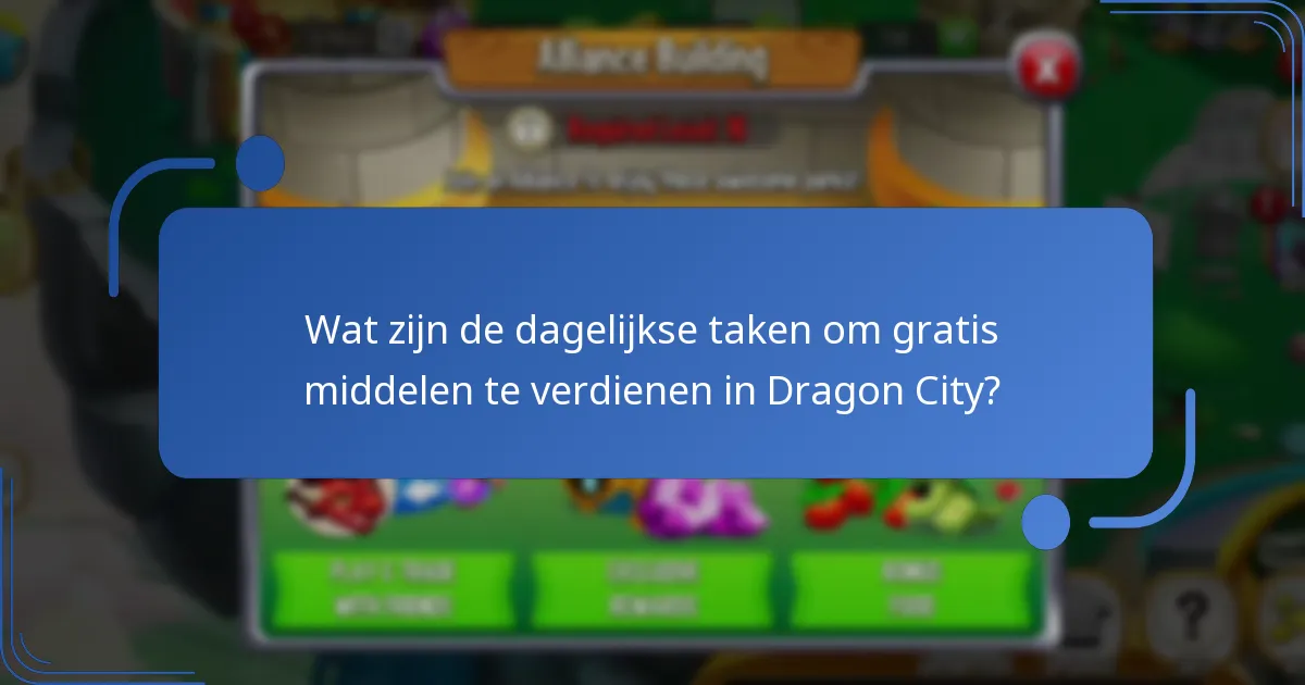 Hoe beïnvloeden dagelijkse gratis middelen de gameplay in Dragon City?