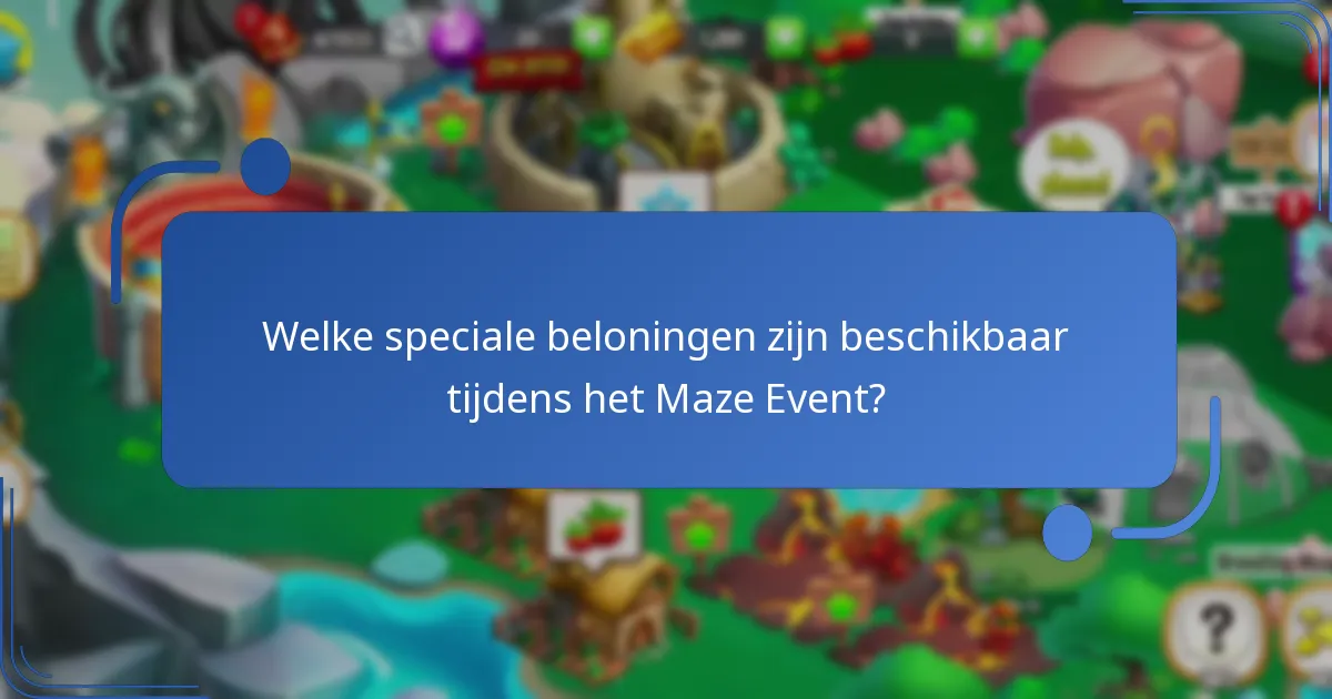 Hoe functioneert het Maze Event?